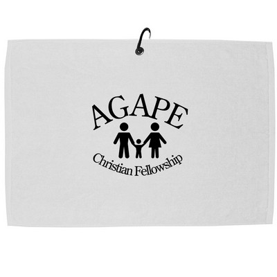 16" x 25" Champions White Golf Towels