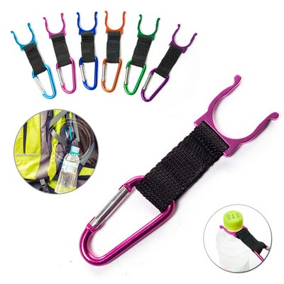 Carabiner Bottle Holder With Strap Keyring