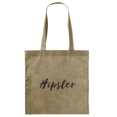 RPET Solid Color 80 GSM PP Non-Woven Tote Bag with Custom