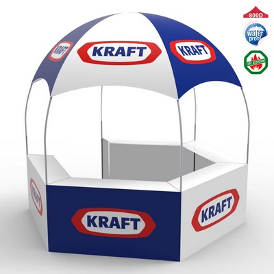 10ftx10' Advertising Display Kiosk Dome Booth Tent / POP up Gazebo
