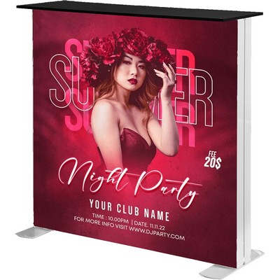 3.3'w x 3.3"h SEG Lighted Display Counter w/Frame