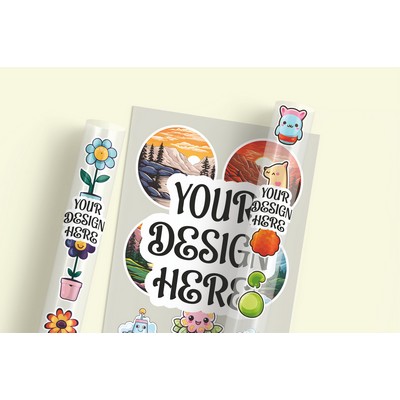 DTF Transfers 22"x12"x Linear Ft. Ship Rolled. CMYK+W