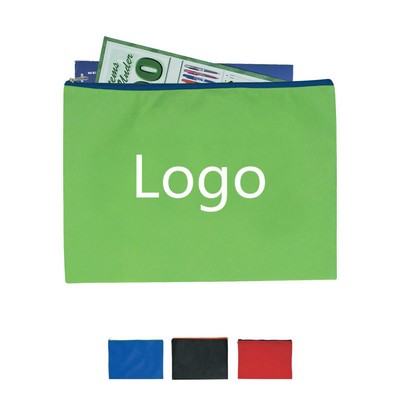 Non-Woven Document Sleeve w/Zipper