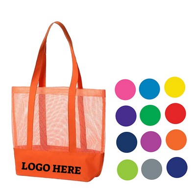 Stylish Beach Mesh Tote Bag