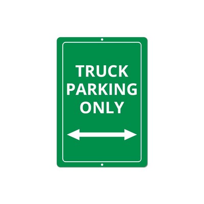 Truck Parking Only Signs (1' x 1ft) SQFT