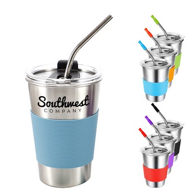 16oz Spill Proof Kids Tumbler with Straw