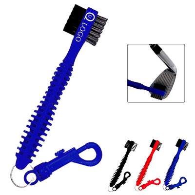 Double-Faced Multi-Functional Golf Club Cleaner