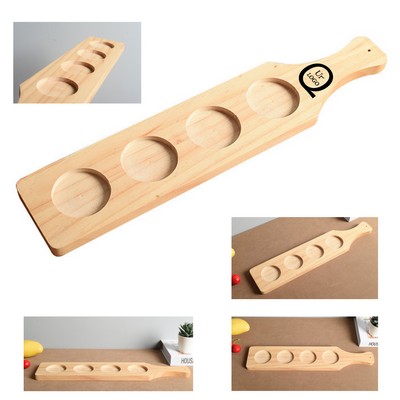 4-Glass Beer Flight Board