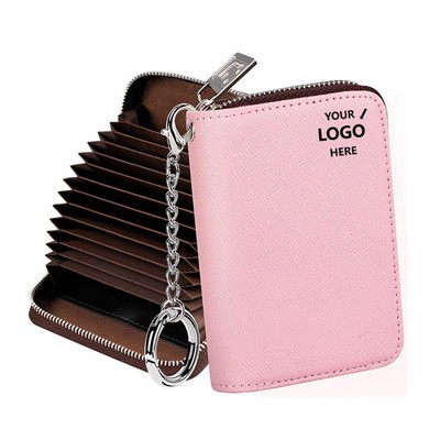 PU Leather RFID Credit Card Wallet