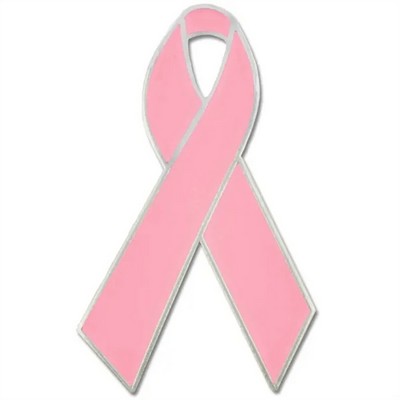 Pink Awareness Ribbon Badge