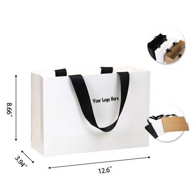 White Cardboard Lamination Tote Bag