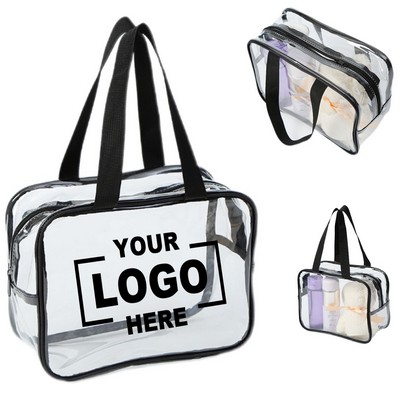 Clear Travel Toiletry Bag Set