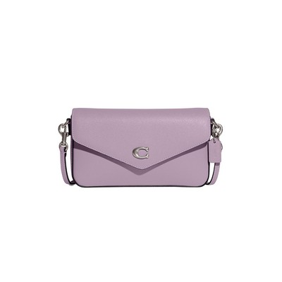 COACH Crossgrain Leather Wyn Crossbody - Soft Purple/Silver