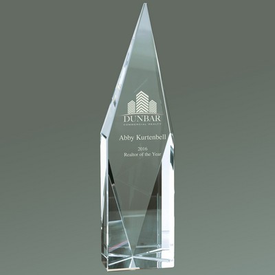 Premier Crystal Diamond Tower, Large (2-1/2"x9-3/4"H)