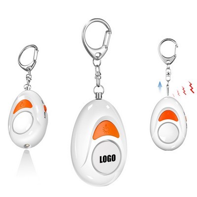 Egg Shaped Safety Alarm w/Flashlight