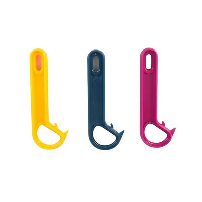 Ergonomic Plastic Ring Pull Can Opener and Tab Lifter