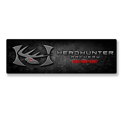 Decal On White Vinyl Material - (2"X6.5") Full Color