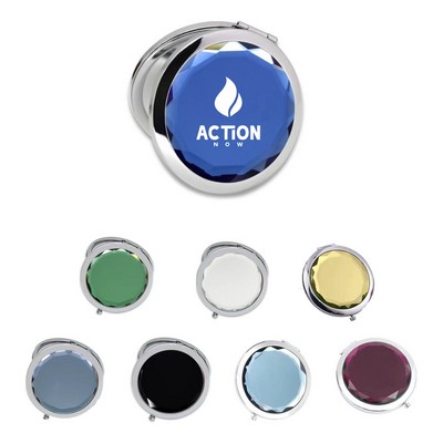 Crystal Metal Makeup Mirror