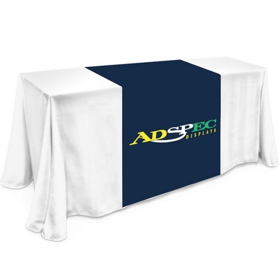 28" Table Runner (28"w x 88"l) with 3 Color Thermal Imprint