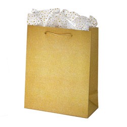 Shiny Stardust Eurotote Bag (8"x4"x10")