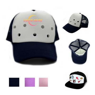 Sponge Mesh Hole Baseball Cap