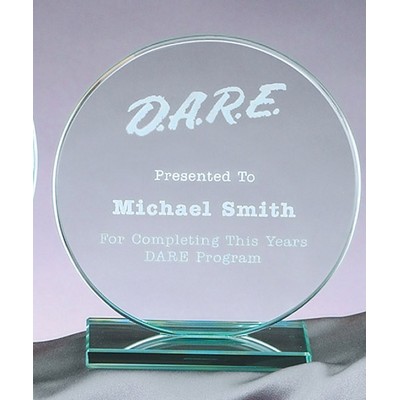 6" Jade Circle on Jade base