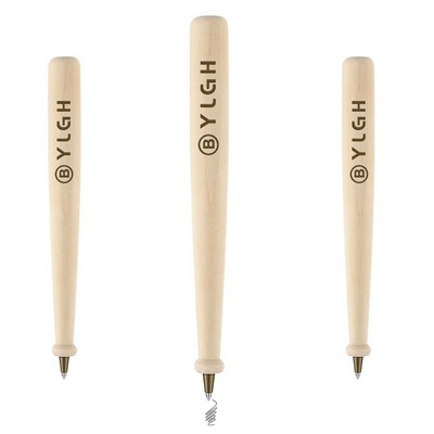 Wooden Barrel Baseball Bat Pen