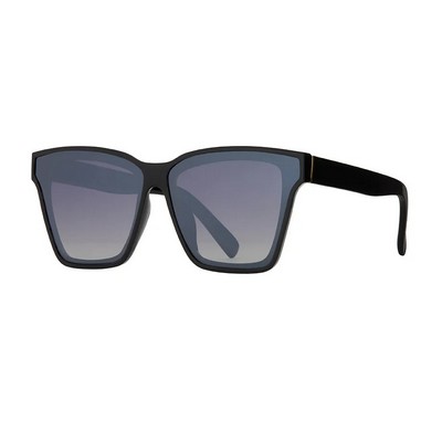 Palma Onyx Polarized Sunglasses w/Light Mirror Lens