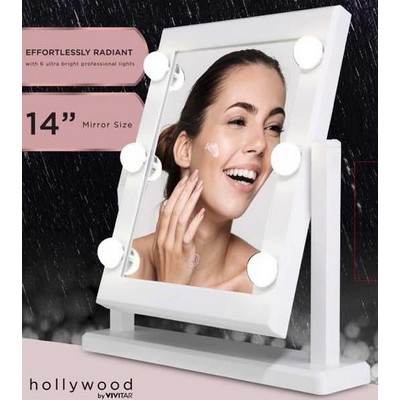 Health Beauty & Fitness Hollywood By Vivitar 14" Lighted Large Vanity Mirror