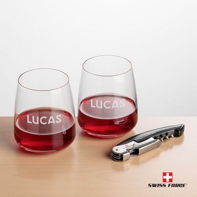 Swiss Force® Opener & Dunhill Stemless Wine