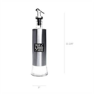 17 Oz Stainless Steel Oil & Vinegar Dispenser