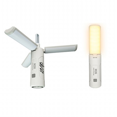 Foldable Outdoor Tent Light Rechargeable Camping Lantern for Hiking