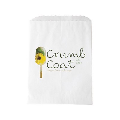 White Kraft Glassine Lined Cookie & Nut Bag