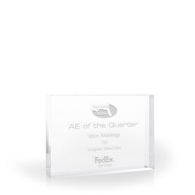 Peyto Crystal Plaque - Small