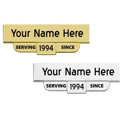 Engraved "Serving Since" Name Plates