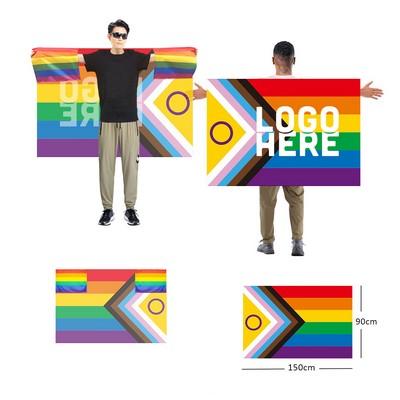 3' x 5' New Progress Pride Wraps