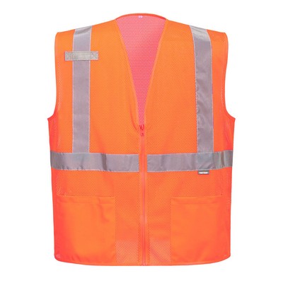 Economy Hi-Vis Mesh External Pocket Vest