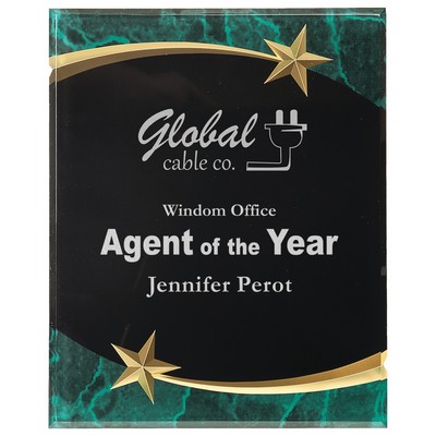 Marble Shooting Star Acrylic Plaque