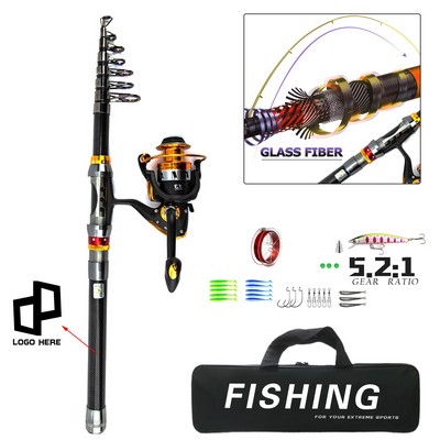 94.49" Carbon Luya Pole Luxury Set