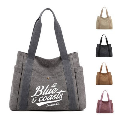 Portable Insulated Aluminum Foil Lining Lunch Bag