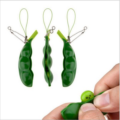 Bean Fidget Toy With Keychain