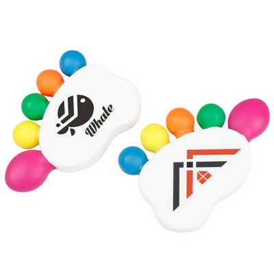 Five Color Toe Shaped Highlighters