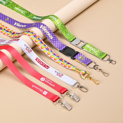 3/4" Full Color Smootha Neck Lanyards