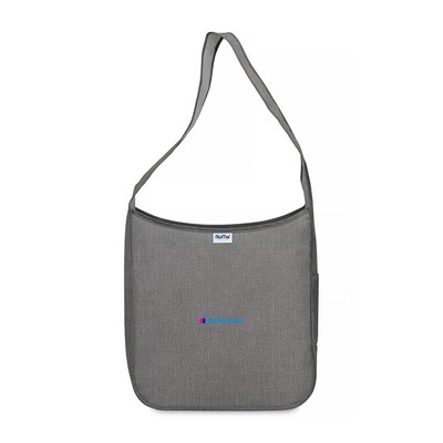 RuMe® Recycled Ripstop rPET Crossbody Tote - Heather Grey