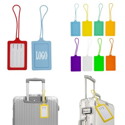 Custom Silicone Travel Backpack Luggage Tag