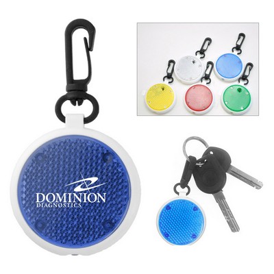 Round Reflector Light with Carabiner