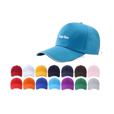 Cotton Adjustable Advertising Running Baseball Hat