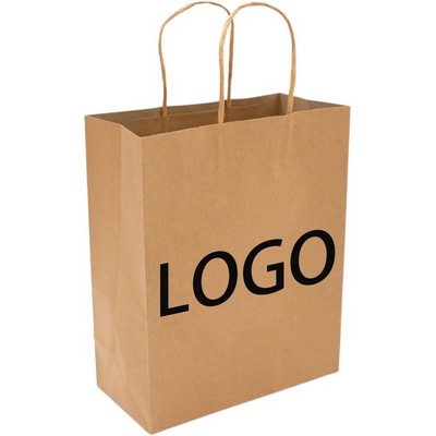 Custom Eco Friendly Kraft Paper Shopping Bag