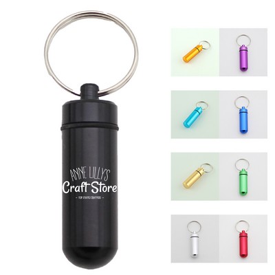 Waterproof Emergency Alloy Medicine Bottle