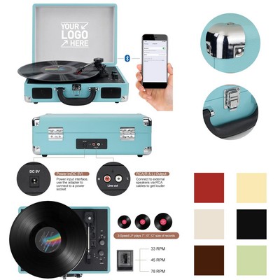Bluetooth Vinyl Record Player